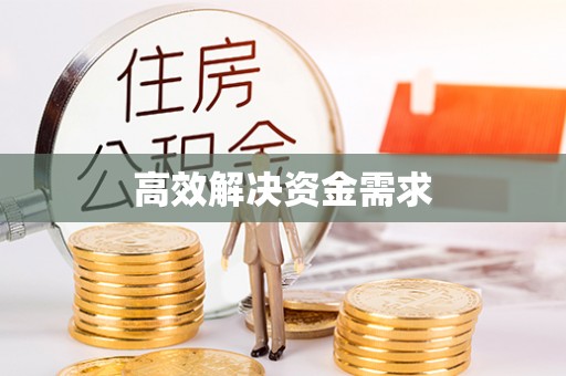 商城高效解决资金需求