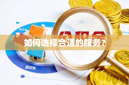 商城如何选择合适的服务？