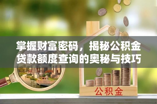 商城掌握财富密码，揭秘公积金贷款额度查询的奥秘与技巧